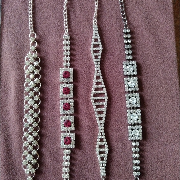 Lot of 4 crystal bracelets - Picture 3 of 5
